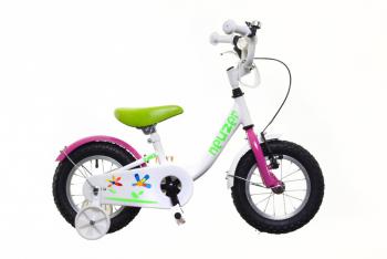BMX 12 lány fehér/pink-zöld 1.Kép